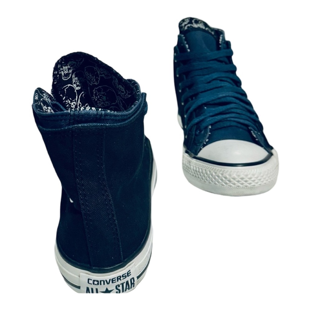 Navy Blue High-Top Sneakers Unisex - Picture 8 of 12